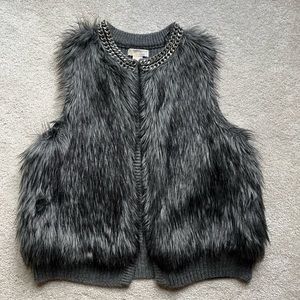 Michael Kors faux fur vest